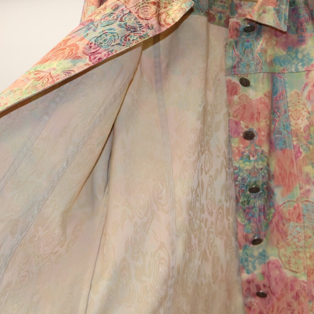 VTG Christopher & Banks Multicolor Blazer/Jacket Sz M Womens Button Up - Picture 14 of 16
